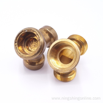 Equal Y shape brass tap connector